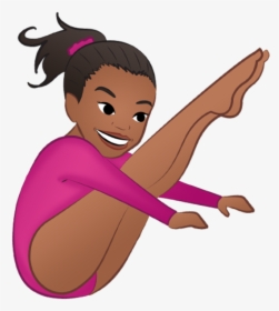 Gymnastics Emoji Girl, HD Png Download, Transparent PNG