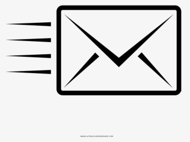 Download Envelope Coloring Page - Desenho Envelope Png, Transparent Png, Transparent PNG