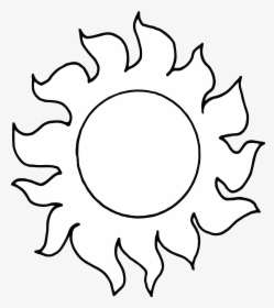 Drawing Sun Fancy Huge Freebie Download For Powerpoint - Sunlight Clipart Black And White, HD Png Download, Transparent PNG