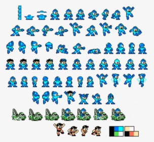 Transparent Mega Man Sprite Png - Megaman Copy Robot Sprite, Png Download, Transparent PNG