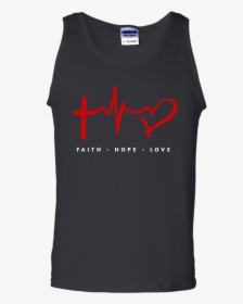 Faith Hope Love Gildan Cotton Tank Top   Class - Help More Bees Plant More Trees Clean, HD Png Download, Transparent PNG
