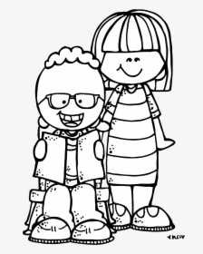 Reading Clip Art Freebie - Reading Melonheadz Clipart Black And White, HD Png Download, Transparent PNG