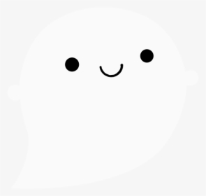 Emoticon Smiley Desktop Wallpaper - Ghost Transparent Background Cute, HD Png Download, Transparent PNG