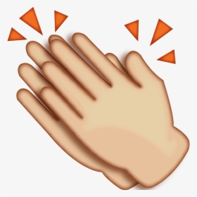 Clap Hands Emoji Png, Transparent Png, Transparent PNG