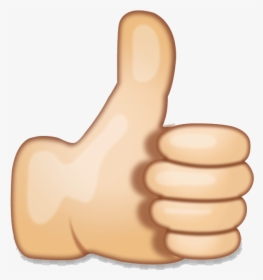 Thumbs Up Hand Emoji Clipart Point Transparent Png - Thumbs Up Transparent Background, Png Download, Transparent PNG