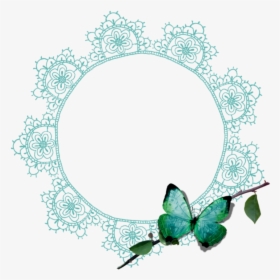 #mq #green #lace #butterfly #frame #frames #border - Butterfly Green Png Free, Transparent Png, Transparent PNG