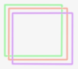 Transparent Neon Square Png - Color Frame Neon Png, Png Download, Transparent PNG