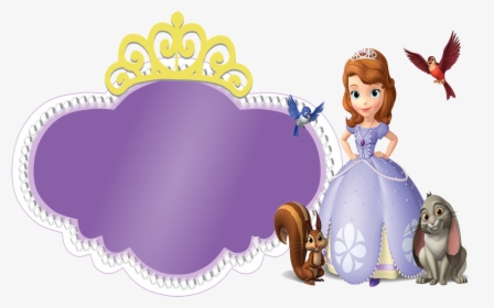 Para Hacer Invitaciones, Tarjetas, Marcos De Fotos - Sofia The First Png, Transparent Png, Transparent PNG