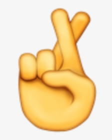 Fingers Crossed H - Emoji De Dedo Cruzado, HD Png Download, Transparent PNG