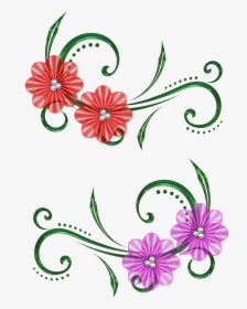 Flower Design For Scrapbook, HD Png Download, Transparent PNG