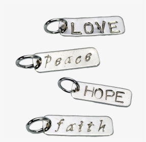 Faith, Hope, Love & Peace Attribute Charms - Keychain, HD Png Download, Transparent PNG