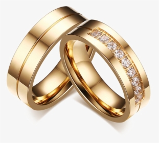 Wedding Ring Jewellery Cubic Zirconia Engagement - Gold Wedding Ring Designs, HD Png Download, Transparent PNG