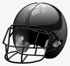 Black Football Helmet Png Clip Art, Transparent Png, Transparent PNG