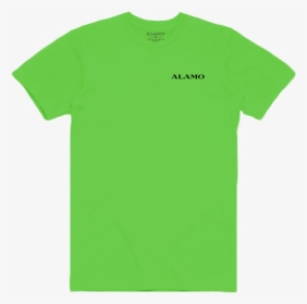 Plain Neon Green T Shirt, HD Png Download, Transparent PNG