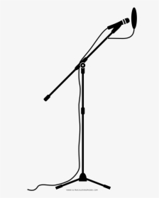 Microphone Clipart Coloring Page - Microphone Drawings, HD Png Download, Transparent PNG