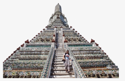 Building With Extreme Staircase Png Image - Wat Arun, Transparent Png, Transparent PNG