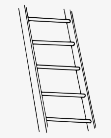 Clipart - Ladder Black And White Clipart Png, Transparent Png, Transparent PNG