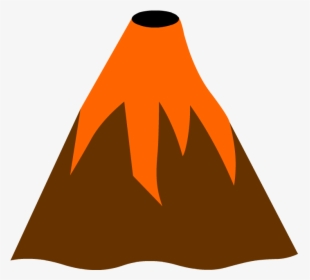 Clipart Volcano Transparent - Transparent Transparent Background Volcano Icon, HD Png Download, Transparent PNG