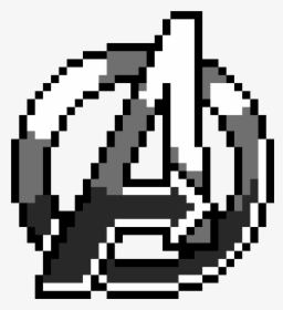 Avengers Logo Pixel Art, HD Png Download, Transparent PNG