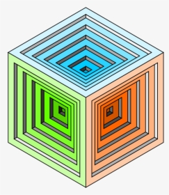 3d Cube Png File - Kubus Warna Warni, Transparent Png, Transparent PNG