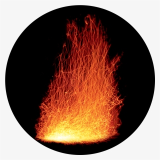 Volcanic-landform - Flame, HD Png Download, Transparent PNG