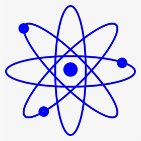 Blue Atom Svg Clip Arts - Transparent Background Atom Png, Png Download, Transparent PNG