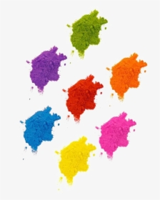 Holi Color Png Hd - Holi Colors Powder, Transparent Png, Transparent PNG