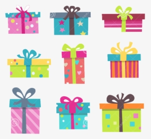 Colorful-presents - Colorful Present Png, Transparent Png, Transparent PNG