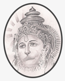 Hanuman Ji Good Morning Quotes , Png Download - Pencil Sketch Of Hanuman Ji, Transparent Png, Transparent PNG