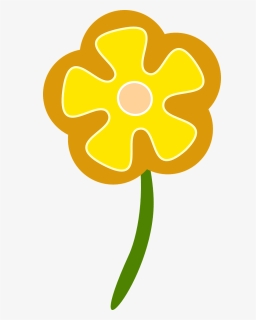 Free Vector Simple Flower - Flower Logo Simple Vector, HD Png Download, Transparent PNG
