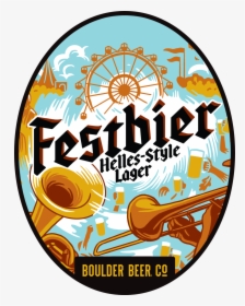 5 Boulder Beer Festbier Oval - Festbier Boulder Beer, HD Png Download, Transparent PNG