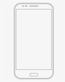 Android Phone Png Page - Ipad Vector Outline, Transparent Png, Transparent PNG