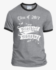 Mischief Managed Class Of 2017 Ringer Tee - Arnold Shirt, HD Png Download, Transparent PNG