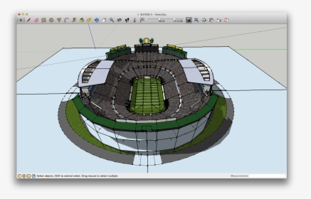 Football Stadium Sketch Up, HD Png Download, Transparent PNG