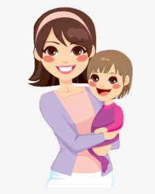 Clip Art Mom Png For - Mother Cartoon Png, Transparent Png, Transparent PNG
