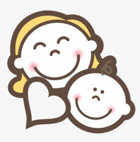 Baby And Mom Smile Transprent Png Free - Mom And Baby Png, Transparent Png, Transparent PNG