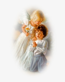 Boy And Girl Angels, HD Png Download, Transparent PNG