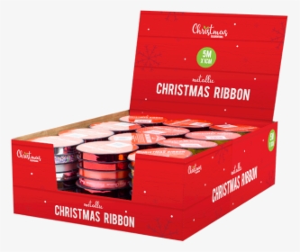 Metallic Christmas Ribbon 1cm X 5m - Box, HD Png Download, Transparent PNG