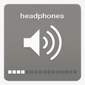 #tumblr #emoji #emoticon #headphones #audifonos #volumen - Overlays Black And White, HD Png Download, Transparent PNG