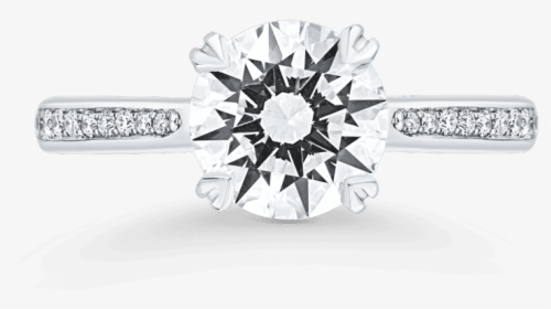11 01 2076 Solitaire Engagement Ring - Engagement Ring, HD Png Download, Transparent PNG