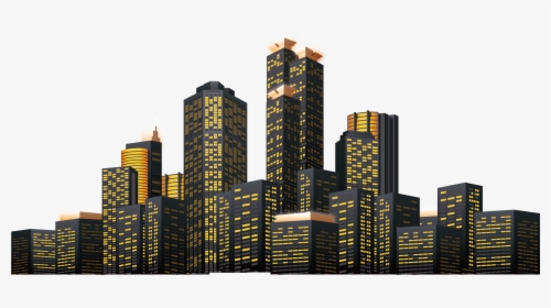New York City Skyline Royalty Free Illustration - City Night Vector Png, Transparent Png, Transparent PNG