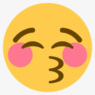 Smiley Emoji Face Emoticon - Blush Emoji Twitter, HD Png Download, Transparent PNG