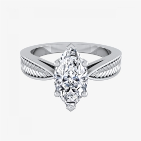 Pear Shape Diamond Ring Designs, HD Png Download, Transparent PNG