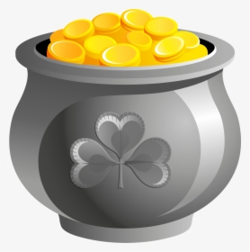 St Patrick Pot Of Gold With Coins Png Picture - Insect, Transparent Png, Transparent PNG