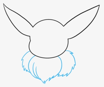How To Draw Eevee - Draw Eevee Head, HD Png Download, Transparent PNG