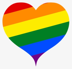 Gay Flag Heart, HD Png Download, Transparent PNG