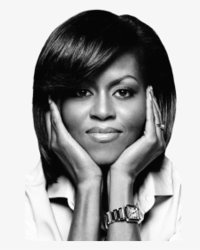 Michelle Obama Black And White, HD Png Download, Transparent PNG