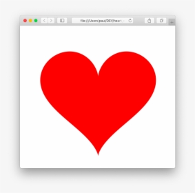 Heart Shape Filled With Red For Valentine S Day - Heart, HD Png Download, Transparent PNG