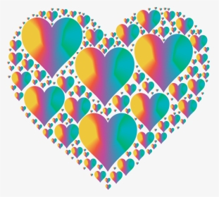 Transparent Heart Background Png - Heart Shape Color Blue, Png Download, Transparent PNG