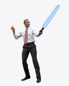 Obama Holding A Lightsaber Outside Of The Whitehousehmmmphotoshop - White House, HD Png Download, Transparent PNG